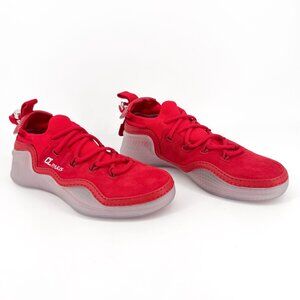 Christian Louboutin Arpoador Red Drawstring Sock Sneakers Size 41 US 11 Women's